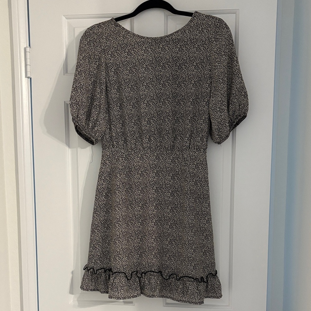Sienna Sky Black and White Mini Dress